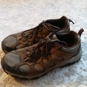 Merrell Air Cushion Hiking Shoes Brown 8.5